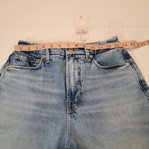 Good American High-Rise Mom Jean Size 0/25 NWT! Style GM235T Indigo - Picture 13 of 15